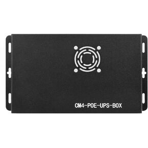 Waveshare PoE UPS Uninterruptible Power Supply Base Board/Mini-Computer Designed for Raspberry Pi Compute Module 4 Gigabit Ethernet Dual HDMI Quad USB2.0