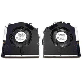 BestParts New Genuine CPU+GPU Cooling Fan Replacement for DELL Alienware m17 R5 AMD Laptop, P/N: MG75091V1-C240-S9A MG75091V1-C350-S9A, 5V Fan