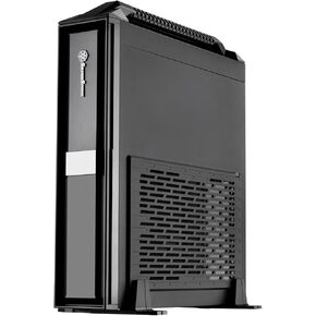 SilverStone Technology ML08B-H Mini-ITX Slim Small Form Factor Computer Case with Handle ML08B-H-x