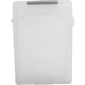 Hard Drive Case, 2.5inch External Hard Drive Case Hard Disk Storage Box Dustproof and Antistatic Hard Drive Protect Case for 2.5 Inches Ssd (Gray)