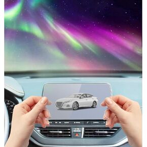 Tempered Glass Screen Protector Foil Compatible with 2024 2023-2019 Nissan Altima SR/SL/SV 8 Inch Infotainment Radio Touchscreen Cover Accessories Protective Film 9H Anti-Fingerprint HD Clear
