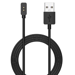 FitTurn USB Charger for Xiaomi Smart Band 8 pro,MI 8, MI 7 Pro/Redmi Watch 3,3 lite,3 Active/Redmi Band 2 Watch, 60/100cm Replacement USB Charger Charging Clip Cable Base Data Sync (60cm, Black)