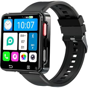 4G Smart Watch Phone, Android 11 MTK6739 Quad Core 3GB+32GB Smartwatch 2.64" Large Screen Men Watch 1200mAh Type-C Port 5.0MP Dual Camera WiFi Bluetooth GPS Fitness Activity Tracker Sport Watch