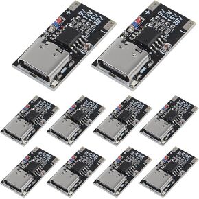 10Pcs PD/QC Type-C Power Fast Charge Module Decoy Board 9V 12V 15V 20V Fast Charging Voltage Protocol Trigger Board PD3.0 USB Boost Module