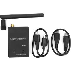 Audio FPV Receiver, UVC OTG FPV Receiver Video Capture Card Phone Image Computer Display UVC 5.8G OTG for Android Phone