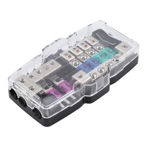 Holder & 80Amp, Car Audio Stereo ANL Blade Holder Distribution Blocks 0/4GA 4 Way Box Block 30A 60A
