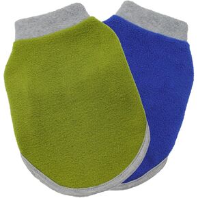 Pack of 2 Dog Sports Vest Zipper Dog Jacket Dog Fleece Vest Warm Winter Dog Coats Pet Dog Snow Jacket Puppy Dog Clothes for Dogs Boy Girl (Navy Green, X-Large)