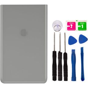 Replacement Repair Battery Back Glass Cover Back Housing for Google Pixel 8 with Tape and Tools (Black)