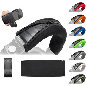HDJ X7 Replacement Headband Cushion Cover Compatible with Pioneer HDJ-X5 X5BT HDJ-X7 X7BT X7S HDJ-X10 HDJ1000 HDJ1500 HDJ2000 DJ Headphone - Headband Tape Protection (Black)
