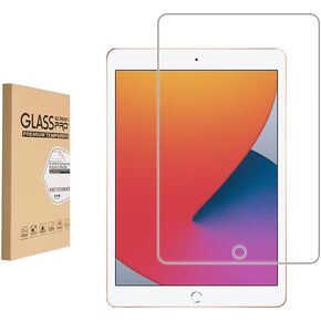 Screen Protector for Apple iPad 9th 8th 7th Generation (10.2 Inch, iPad 9/8/7, 2021&2020&2019) Tempered Glass,9H Hardness Anti Scratch, Bubble Free，Case Friendly Easy Installation.(1 Pack) in Kuwait