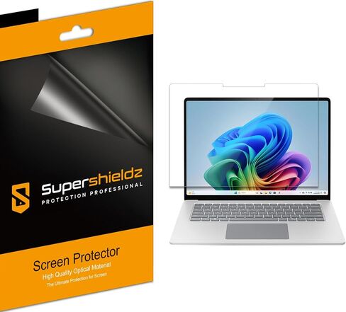 واقي شاشة Supershieldz (3 عبوات) مضاد للتوهج (غير لامع) مصمم لجهاز Microsoft Surface Laptop 7 (15 بوصة) in Saudi Arabia
