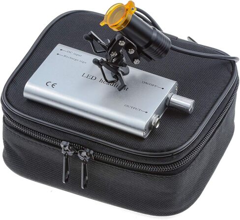 BONEW Head Lamp with Filter Clip-on Type for All Glasses + Cloth Bag DY-007 (Black) in Saudi Arabia