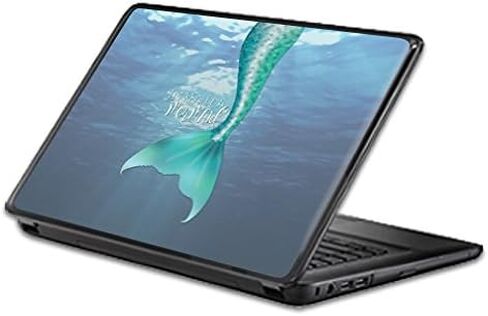 Universal 13" Laptop Skin - Im Really A Mermaid | Protective, Durable, and Unique Vinyl Decal wrap Cover | Easy to Apply, Remove, and Change Styles | Made in The USA in Saudi Arabia