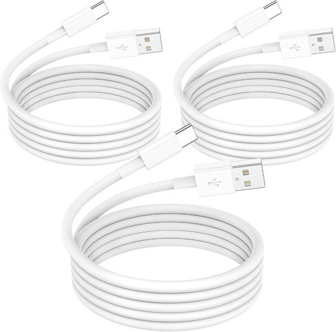 1.6 FT/3 FT/6 FT Car Carplay Cable for iPhone 15 iPhone 16 15 Pro Max 15 Plus Car Charger, USB C Cord for Car Charger Adapter, USB A to USB C Cable Charging for iPad 10th Gen,iPad Pro 12.9/11 - White in Saudi Arabia
