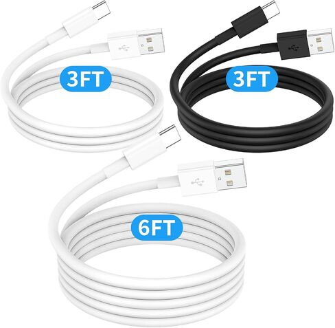 1.6 FT/3 FT/6 FT Car Carplay Cable for iPhone 15 iPhone 16 15 Pro Max 15 Plus Car Charger, USB C Cord for Car Charger Adapter, USB A to USB C Cable Charging for iPad 10th Gen,iPad Pro 12.9/11 - White in Saudi Arabia