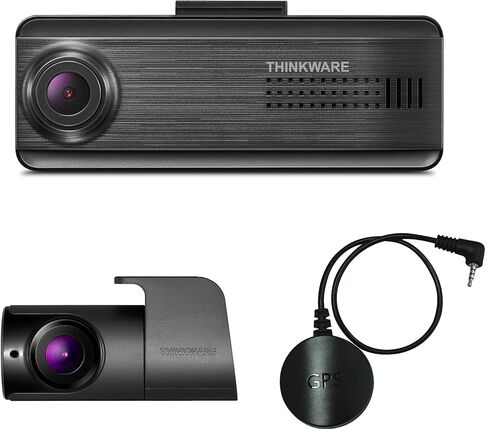 Thinkware F200 PRO Full HD 1080P WiFi Dash Cam (كاميرا أمامية وخلفية، 32 جيجابايت، أسلاك صلبة، هوائي GPS) (متجدد) in Kuwait