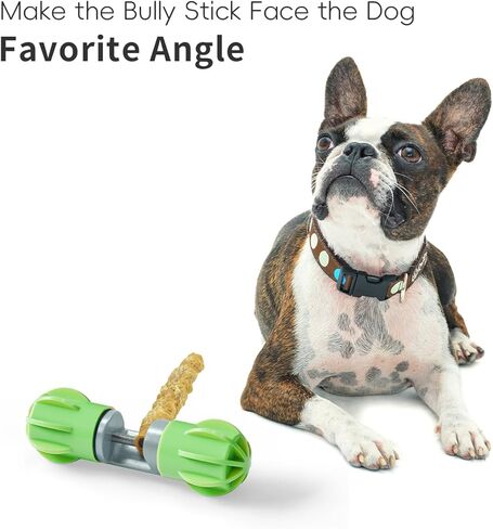 بولت ستيك بولت للكلاب، حامل مكافآت الكلاب، تمسك حتى آخر قضمة - ثابت بشكل آمن للمساعدة في منع الاختناق، جهاز أمان للكلاب - غطاء من السيليكون لحماية الأرضية وتقليل الضوضاء (وردي) in Kuwait