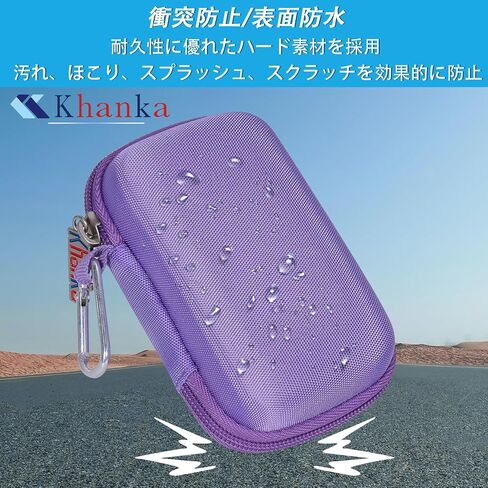 حافظة بديلة صلبة للسفر من khanka لبنك الطاقة Anker MagGo لساعة Apple، حزمة بطارية مدمجة 10000 مللي أمبير في الساعة، الحافظة فقط. (أسود) in Saudi Arabia