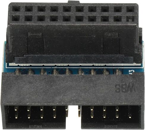 MECCANIXITY USB 3.0 19Pin 90 Degree Adapter, Male to Female Right Angle Socket for Motherboard Internal Header in Saudi Arabia