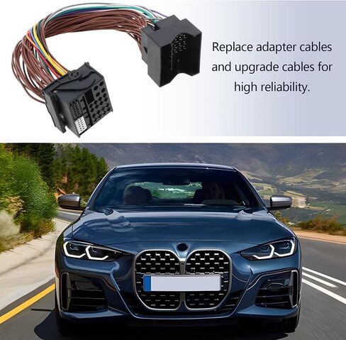 1:1 Most Quadlock to Quadlock Extension Plug Cable Adapter Cord Length 28cm Compatible with Audi Compatible with BMW Compatible with Ford in Saudi Arabia