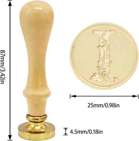 Alphabet Wax Stamps V Removable Wooden Handle Wax Stamp Retro Wax Seal Stamps Beautiful Wax Stamp Seal Make Envelopes Wedding Invitations Postcards Invitations Christmas Wax Seal Stamp in Kuwait