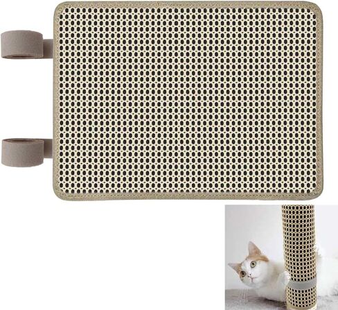 Cat Nail File Scratcher Wrapped Around a Cat Scratching Post, Cat Scratch That Files Nails with 80 Aluminum Oxide Grit, Cat Nail File Can Help to Trim Cat's Nails and Protect Scratch Post in Saudi Arabia