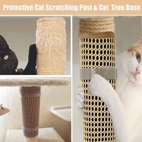 Cat Nail File Scratcher Wrapped Around a Cat Scratching Post, Cat Scratch That Files Nails with 80 Aluminum Oxide Grit, Cat Nail File Can Help to Trim Cat's Nails and Protect Scratch Post in Saudi Arabia