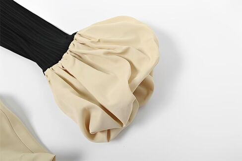 Women's 2024 Fall Dress Sexy Crew Neck Puffy Long Sleeve Bubble Party Club Bodycon Mini Dresses in Kuwait