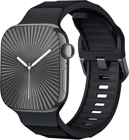 Ocean Band متوافق مع Apple Watch Band Ultra/Ultra 2 49 مم 45 مم 46 مم 44 مم للرجال والنساء، سوار رياضي مقاوم للماء من السيليكون الناعم المسامي لسلسلة iWatch SE 10 9 8 7 6 5 4 3 2 1 in Saudi Arabia