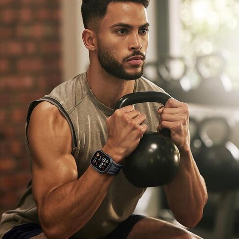حزام Hamile الرياضي متوافق مع Apple Watch Ultra 2 /Ultra Bands، يناسب أحزمة ساعة Apple للرجال 49 مم 46 مم 45 مم 44 مم 42 مم، أشرطة مقاومة للماء من السيليكون الناعم لسلسلة iWatch 10 9 8 7 6 5 4 3 2 1 SE in Kuwait