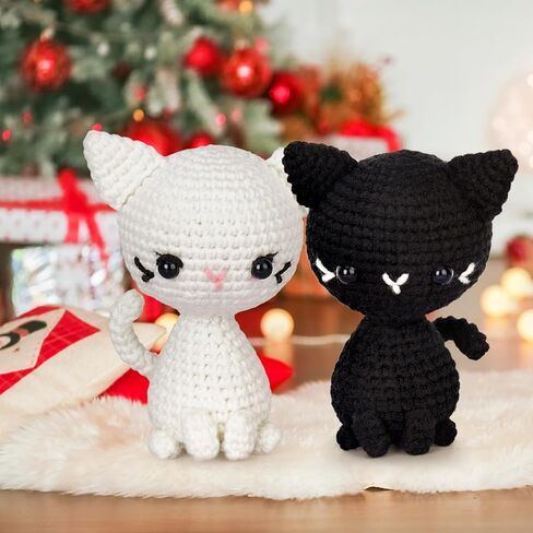 Crochet Kit for Beginners,Beginner Crochet Starter Kit with Step-by-Step Video Tutorials,Learn to Crochet Kits for Adults Kids,DIY Knitting Supplies,Hedgehogs 3pack(40%+ Yarn) in Kuwait