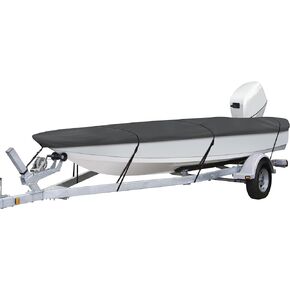 Classic Accessories StormPro Heavy-Duty Boat Cover, Fits boats 14 ft - 16 ft long x 75 in wide