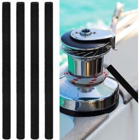 Dock Line Chafe Guards Removable Chafe Secure Guard Length Chafe Guard for Dock Lines Black Line Rope Chafe Guard for Boat