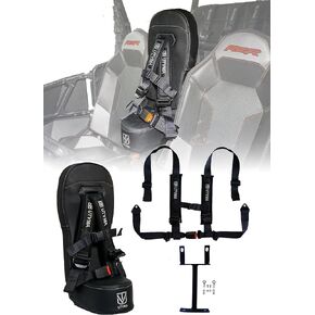 UTVMA RZR 1000 and 900 (2014-2023) Bump Seat with 4-Point Harness | Kids Seat | Jump Seat | All Models (XP, Turbo, Turbo S, High Lifter, Sport, Premium, Ultimate)