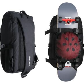 Sling Single Strap Electric Longboard Skateboard Backpack Bag Carrier with Laptop Holder