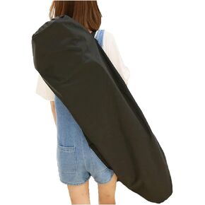 Portable Skateboard Bag Longboard Carry Bag Travel Skateboard Drawstring Bag Collapsible Single-shoulder Skateboard Backpack Rucksack with Adjustable Strap, 49.2"x13.8"