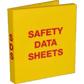 UniKeep SDS Binder - 1.5'' Capacity, (3 Poly Rings), Fully Enclosed