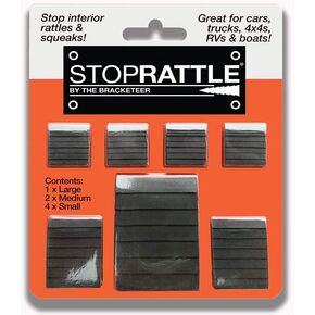 The Bracketeer StopRattle - Stop Annoying Interior rattles and squeaks in Cars, Trucks, 4x4s, RVs and Boats
