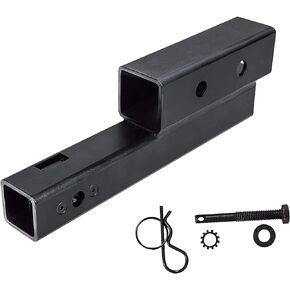 KAC Swing Away Hitch Adapter, 90-Degree Swing Away Arm, Fits 2" Hitch, 320 lbs Heavy Weight Capacity, Hitch Mounted Bike Racks Extension Accessory for Cars, Trucks, SUVs, and Minivans