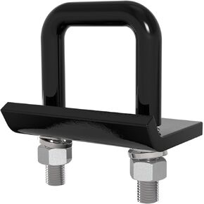 TOWKING Hitch Tightener Anti Rattle Stabilizer for 1.25" to 2" Hitches, 304 Stainless Steel with Rubber Coated, Black