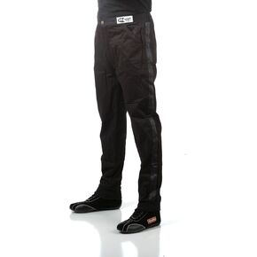RaceQuip Racing Driver Fire Suit Pants Single Layer SFI 3.2A/ 1 Black Small 112002