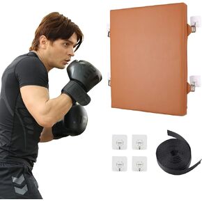 Wall Boxing Pads 2-in-1 Wall Punching Pad Portable Tree Punch Target for Martial Arts Training