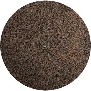 Zunate Turntable Cork Platter Mat, 12in Shockproof Turntable Platter Mat, Audiophile Grade Improves Sound Quality, Nonslip Turntable Slipmat for Record Players