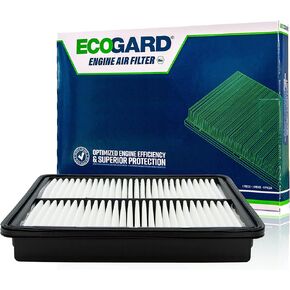 ECOGARD XA6124 Premium Engine Air Filter Fits Hyundai Sonata 2.4L 2011-2014, Santa Fe 2.4L 2010-2012, Sonata 2.0L 2011-2014, Santa Fe 3.5L 2010-2012, Azera 3.3L 2012-2017
