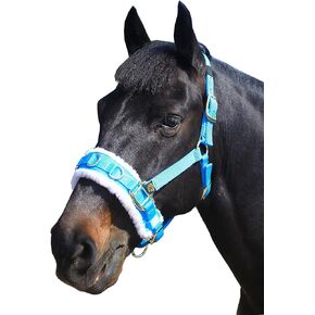 T TEKE Lunge Cavesson with Fleece Lined Nose Band and Crown