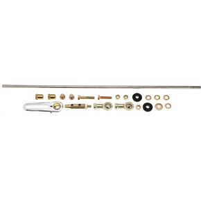 Adjustable Transmission Column Shift Linkage Kit for GM for Chevy TH200 TH-200 200-4R TH200-4R TH-350 TH350 TH-400 TH400 700-R4 700R4 4L60 4L60E 4L80E Transmission Replaces ‎ACA-1800