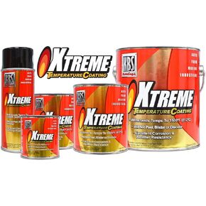 KBS Coatings 65525 Charcoal Metallic Xtreme Temperature Coating - 1 Gallon