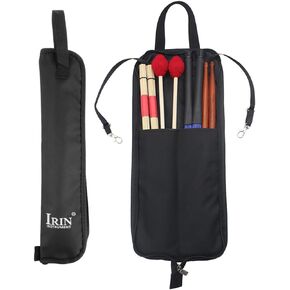 Drumsticks Bag Drum Sticks Bag Holder Drumstick Percussion Carrying Case Handbag Oxford Bag Gift for Drummers, Beginners in Band (Blue)