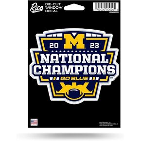 ريكو إندستريز NCAA Georgia Bulldogs CFP College Football 2023 National Champions متوسطة الحجم مقطوعة بالقالب ملحق، أبيض