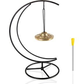 ZenBless 2.56 بوصة OM Mani Tingsha أجراس طاولة الرنين، Tingsha Chime مع مهاجم، صنج Tingsha التبتية للشفاء الروحي والتأمل واليوجا البوذية، والآلات الموسيقية للاسترخاء in Kuwait